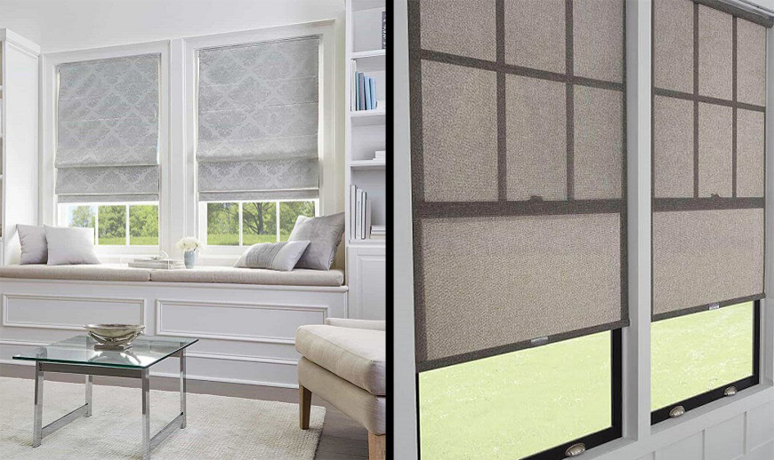 Roman Shades vs. Roller Shades Which is Right for You